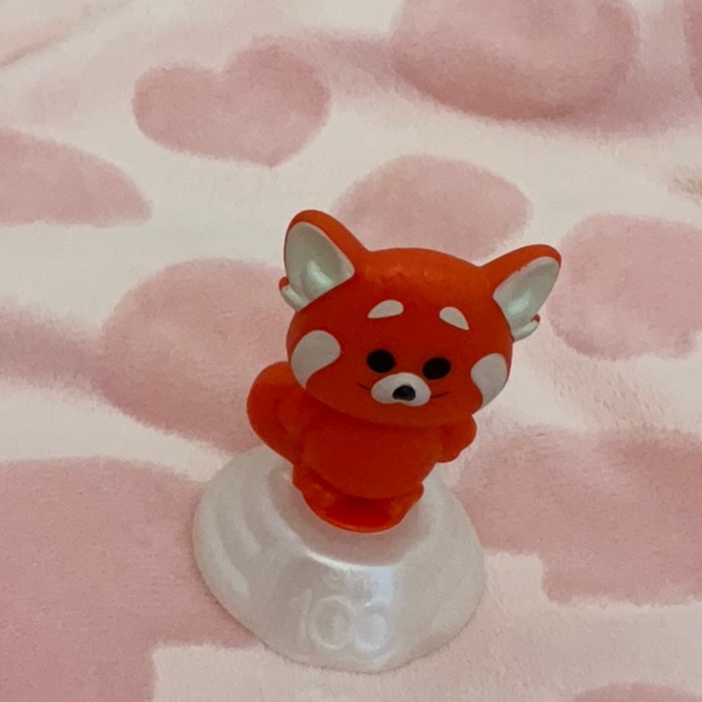 Turning red action figure